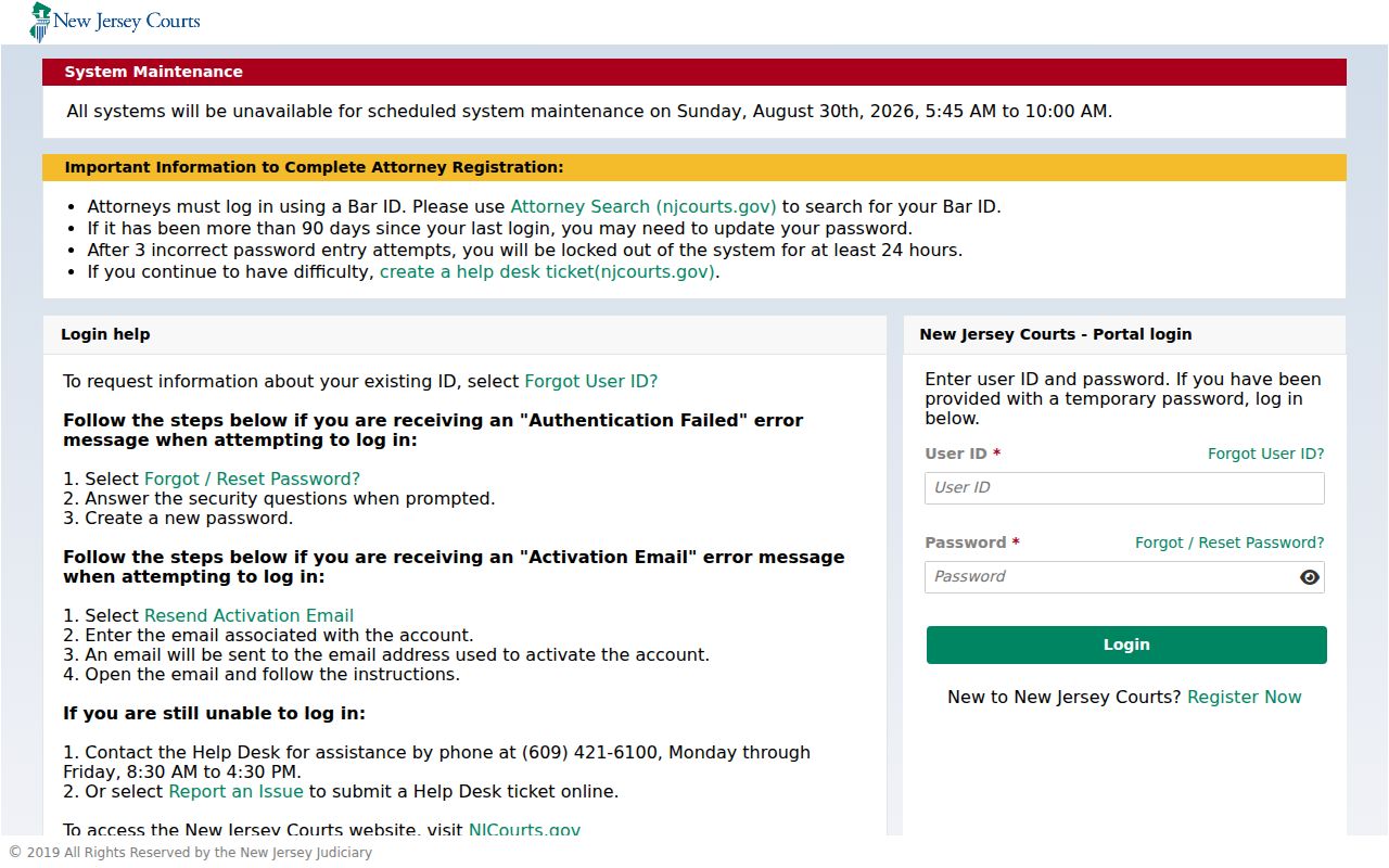 Livingston resident lookup using the New Jersey Civil Case Jacket party and docket search interface